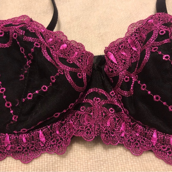 Frederick’s of Hollywood embroidered multi-way bra size 34B - Picture 2 of 8